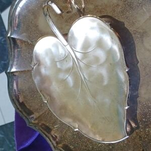 Vintage Caravel Silver Plated Dish, 7.5" x 5"